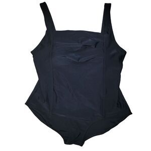 Jessica London black one-piece swimsuit size 20W